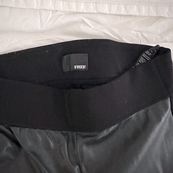 Wilfred Vegan Leather Mix Leggings - Picture 2 of 3